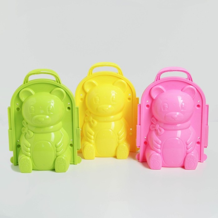 Снежколеп-песколеп «Мишка», цвета МИКС Снежколеп-песколеп «Мишка», цвета МИКС