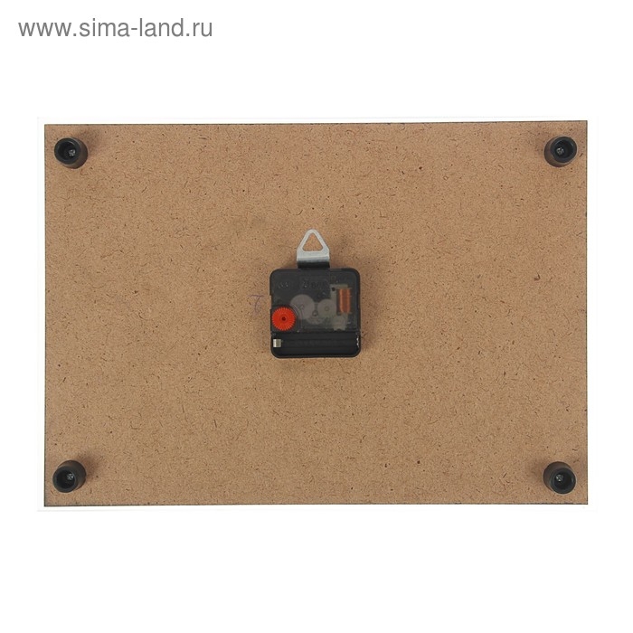 Часы настенные: Цветы, "Бабочка и цветы", 25х35  см