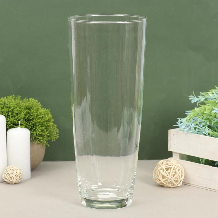 Ваза Ваза "Нина" d=12см, H=29см, V=2,22л прозрачная