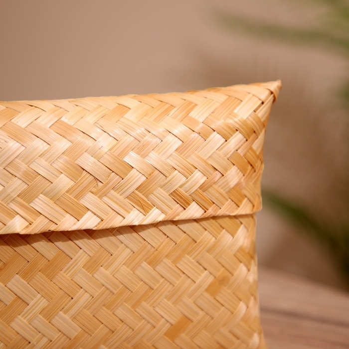 Шкатулка плетёная, из бамбука 30х18х5 см Шкатулка плетёная, из бамбука 30х18х5 см
