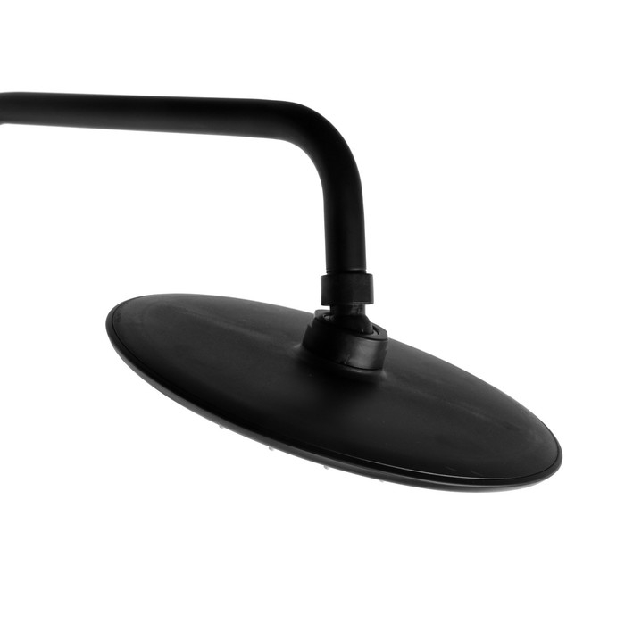 Душевая система ZEIN ZS-3F, смеситель, тропическая и ручная лейка 3 режима, латунь, черный Душевая система ZEIN ZS-3F, смеситель, тропическая и ручная лейка 3 режима, латунь, черный