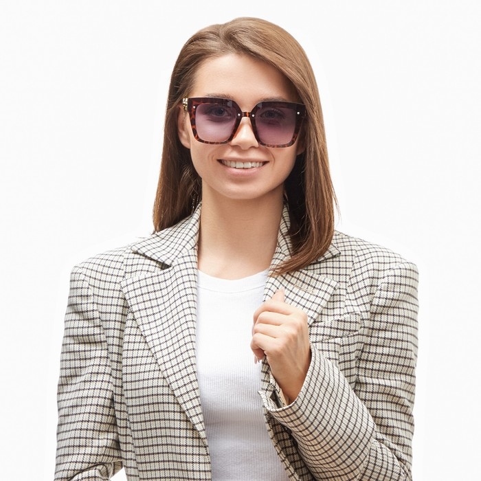 Очки солнцезащитные Очки солнцезащитные "OneSun", uv 400, дужка 15 см, ширина 14.5 см, линза 4.5 х 5 см