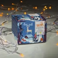 Гирлянда &laquo;Нить&raquo; 5 м, IP20, прозрачная нить, 50 LED, 8 режимов, 220 В, свечение жёлтое