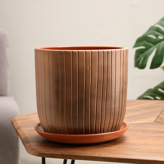 Горшок цветочный Горшок цветочный "Вертикаль" 6л