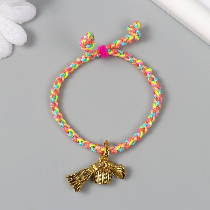 Браслет фен-шуй Браслет фен-шуй "Косичка. Веник и совок" регулируемая длина