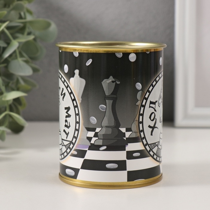 Копилка-банка металл Копилка-банка металл "Ход конем"