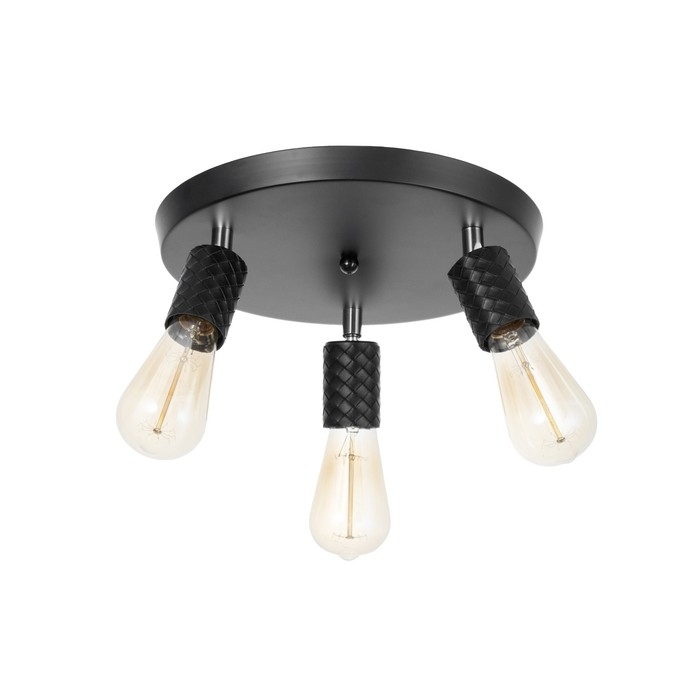 Спот Спот "Скин" 3хЕ27 40Вт черный 30х30х16см