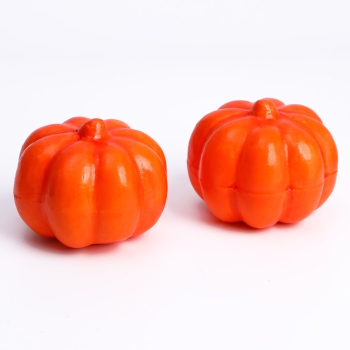 Основа для творчества и декора &laquo;Тыква&raquo; набор 2 шт., размер 1 шт.: 8 &times; 8 &times; 6,5 см