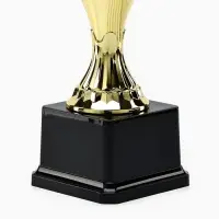 Кубок 188 С, наградная фигура, золото, подставка пластик, 23.5 см