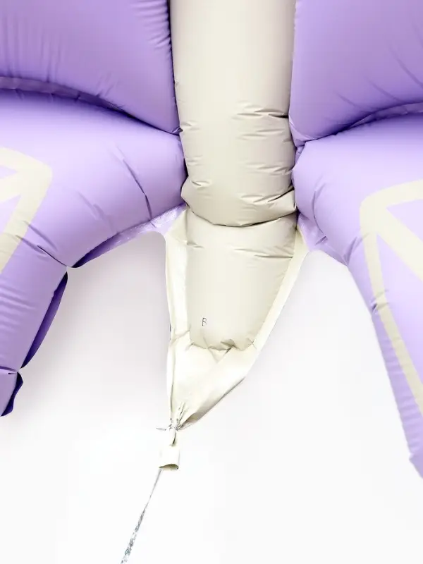 Воздушный шар фольгированный 37 "Нежная бабочка" сиреневый сатин