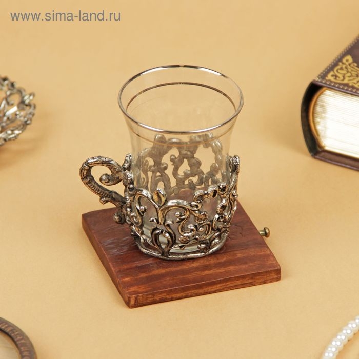 Подставка под горячее  Подставка под горячее "Домик" дерево (набор 6 штук) 8,5х10х10 см