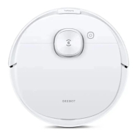 Робот-пылесос ECOVACS DEEBOT T9, 50 Вт, сухая/влажная уборка, 0.42/0.18 л, белый