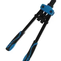 Заклепочник ТУНДРА, 360 мм, двуручный, заклепки 2.4 - 3.2 - 4 - 4.8 - 6.4 мм