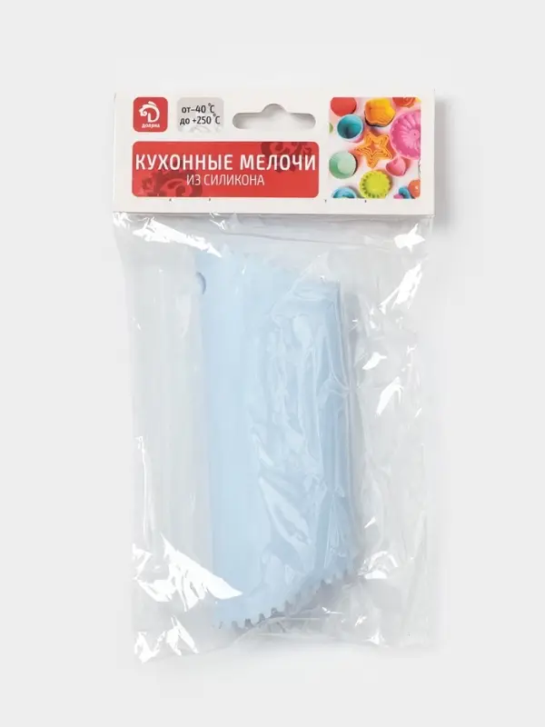 Трубка для чистки чеснока Доляна &laquo;Тирик&raquo;, 12&times;3.5 см, голубая