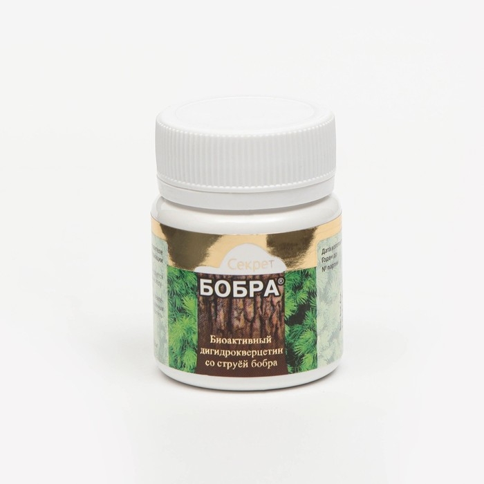 Секрет бобра с дигидрокверцитином, 30 таблеток по 650 мг Секрет бобра с дигидрокверцитином, 30 таблеток по 650 мг