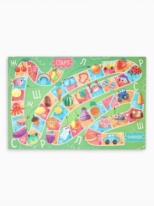 Настольная игра-бродилка &laquo;Логопедическая&raquo;, 3+