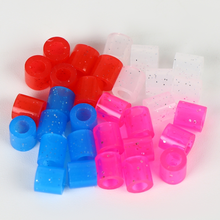 Набор бусин для термомозаики «С блёстками», 850 бусин Набор бусин для термомозаики «С блёстками», 850 бусин