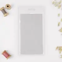Набор заплаток для верхней одежды, клеевые, лист 10&times;18 см, 10 шт., цвет светло-серый
