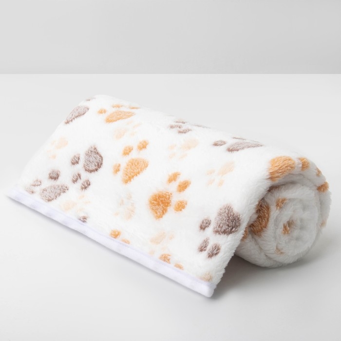 Плед для животных  Плед для животных "С любовью", 104 х 72 см, белый