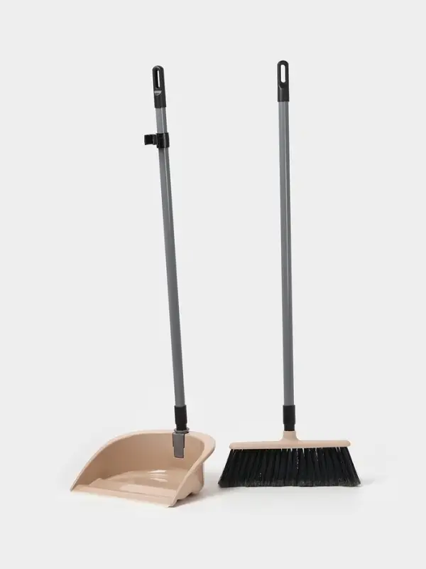 Набор для уборки &laquo;Ленивка люкс&raquo;, 26&times;22.5&times;86 см, складной, капучино