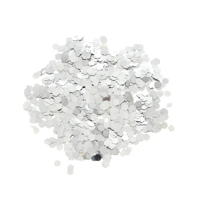 Наполнитель для воздушных шаров «Конфетти», шестиугольник, 10 г, серебряный Наполнитель для воздушных шаров «Конфетти», шестиугольник, 10 г, серебряный