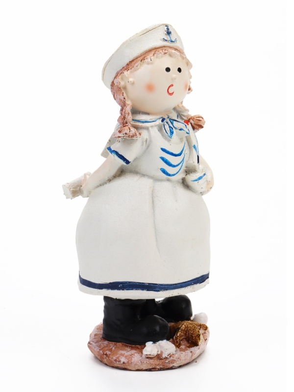 Фигура Фигура "Девочка морячка" 8х7х17,5см