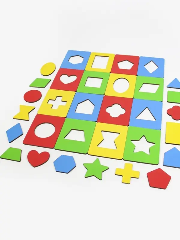 Досочки Сегена. 4 цвета, 16 неповторяющихся фигур, 4 уровня сложности PZL-72