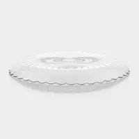 Тарелка &laquo;Магия&raquo;. d=25 см, стекло, прозрачная