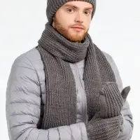 Варежки Nordkyn, черные, размер L/XL