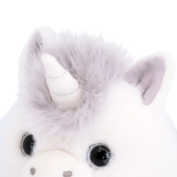 Мягкая игрушка "Единорог Лошарик", 12 см, серый 2629/12B