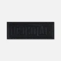 Термоаппликация Original, 7×2.5 см, фасовка 5 шт., чёрная