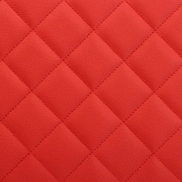 Органайзер кофр в багажник автомобиля Cartage саквояж, экокожа стеганая, 50х30х30 см, красный