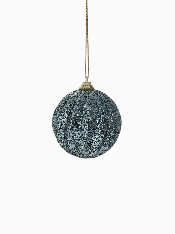 Ёлочные игрушки &laquo;Ксавье&raquo; ассорти, шары новогодние, d=8 см, набор 3 шт., бело-синий