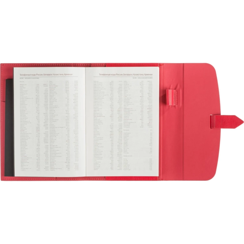 Ежедневник недатированныйА5 Senate красный 272 стр. 3-213/01
