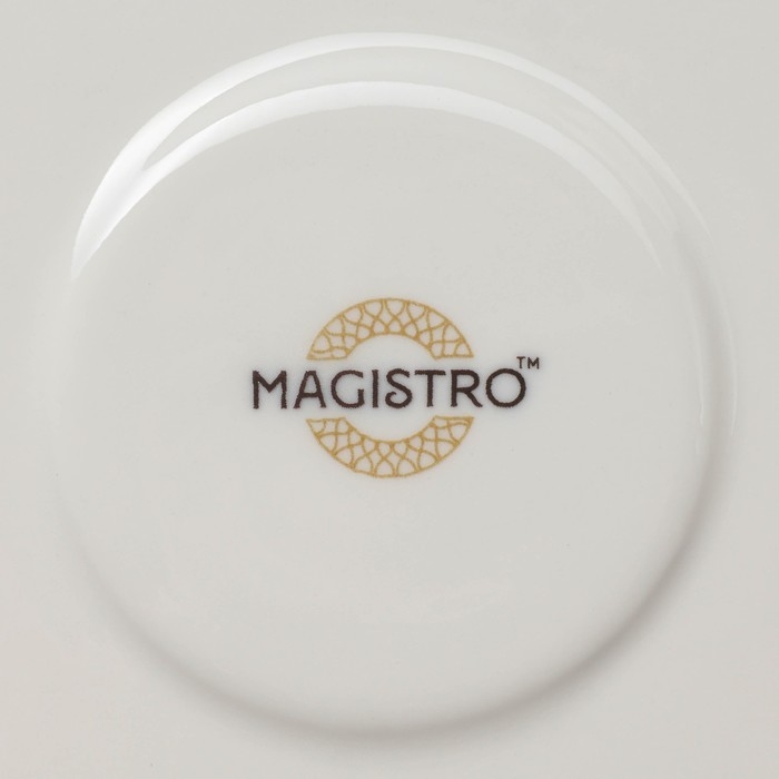 Чайная пара Magistro фарфоровая Kingdom, кружка 230 мл Чайная пара Magistro фарфоровая Kingdom, кружка 230 мл