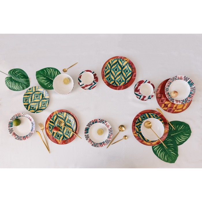 Чайная пара фарфоровая Доляна Askım, 2 предмета: чашка 250 мл, блюдце d=15 см, цвет разноцветный Чайная пара фарфоровая Доляна Askım, 2 предмета: чашка 250 мл, блюдце d=15 см, цвет разноцветный