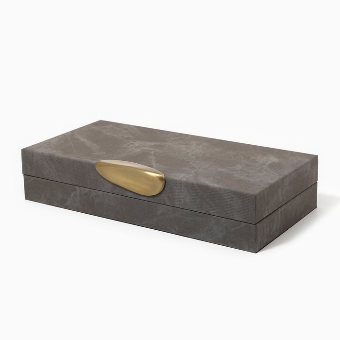 Шкатулка для украшений «Серый мрамор» экокожа, набор 2 шт. Шкатулка для украшений «Серый мрамор» экокожа, набор 2 шт.