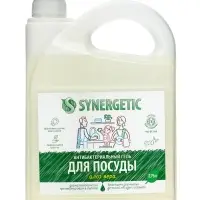 Средство для мытья посуды Synergetic &laquo;Алоэ&raquo;, гель антибактериальный, биоразлагаемый, 2.75 л