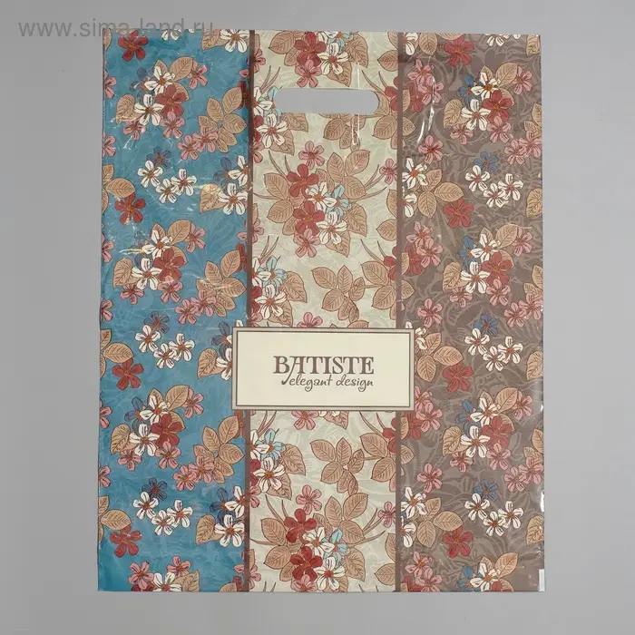 Пакет «Батист», полиэтиленовый с вырубной ручкой, 60 мкм 38×47 см Пакет «Батист», полиэтиленовый с вырубной ручкой, 60 мкм 38×47 см