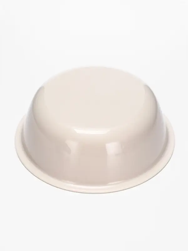 Миска двойная для животных &laquo;Мур-мяу&raquo;, 300 мл, на подставке, пластик, бежевая