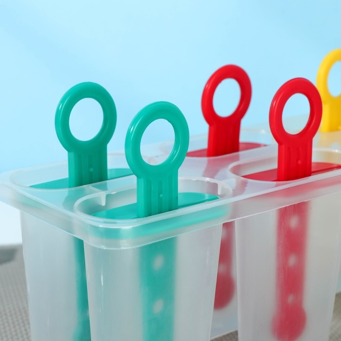 Форма для мороженого Доляна «Симпл», 6 ячеек Форма для мороженого Доляна «Симпл», 6 ячеек