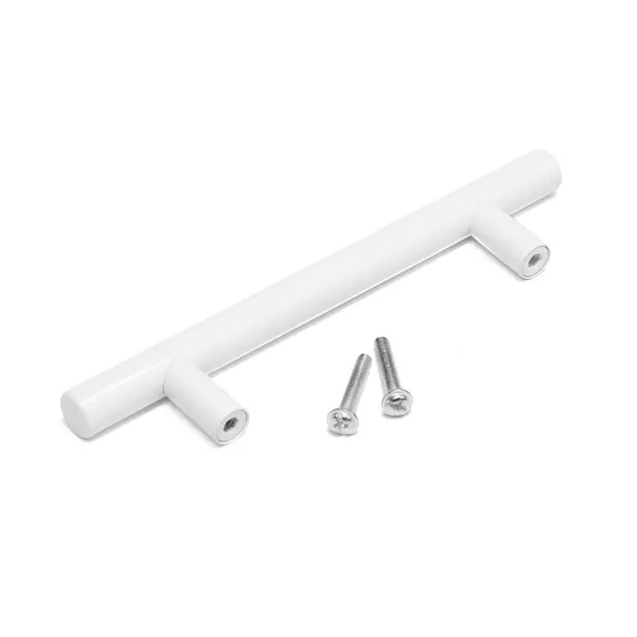 Ручка-рейлинг CAPPIO FRIDA, нержавеющая сталь, d=12 мм, м/о 96 мм, цвет белый