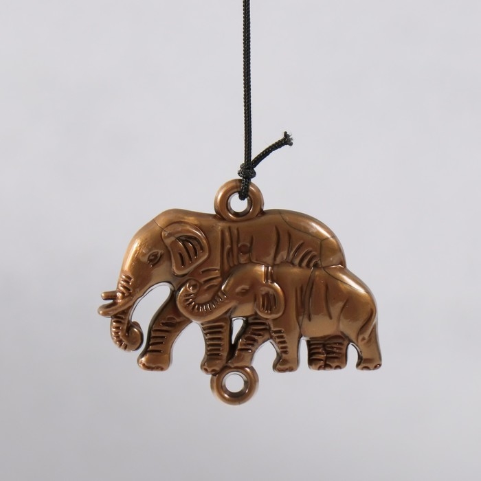 Музыка ветра металл Музыка ветра металл "Африканский слон" 5 трубочек 51х6,5 см