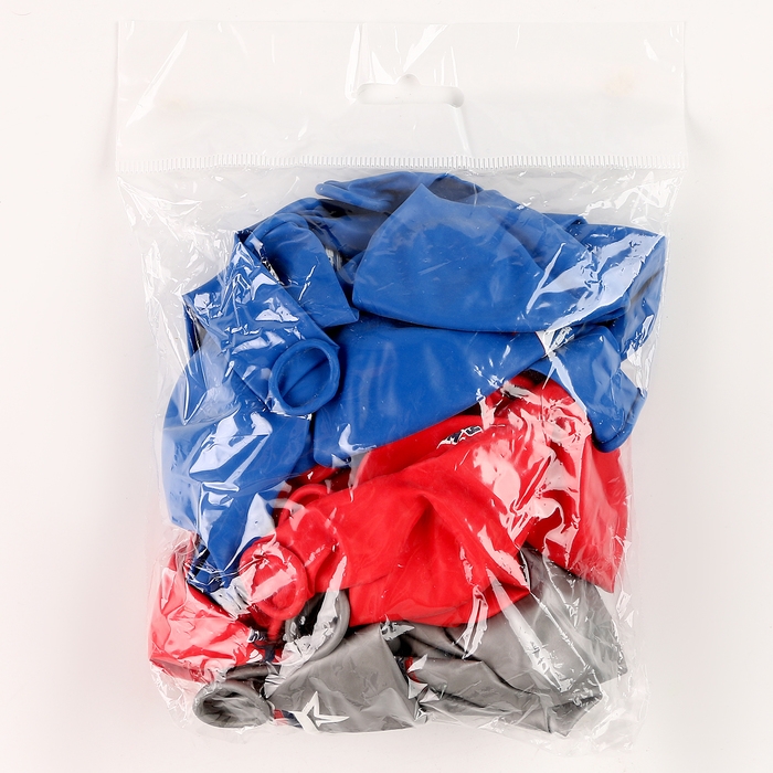 Воздушный шар латексный 12 Воздушный шар латексный 12" «С 23 февраля. Сильному духом», пастель, 25 шт., МИКС