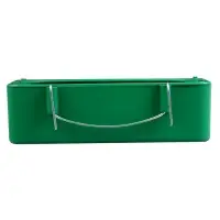 Навесная кормушка - поилка, 14.5&times;6&times;4 см, лотковая, пластик, Greengo
