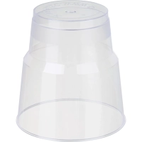 Стакан одноразовый 200мл Кристалл прозр. КОМУС 25шт/уп