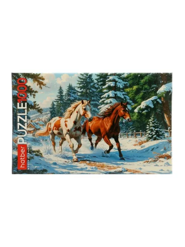 Пазл новогодний «Зимние грации», 1000 деталей Пазл новогодний «Зимние грации», 1000 деталей