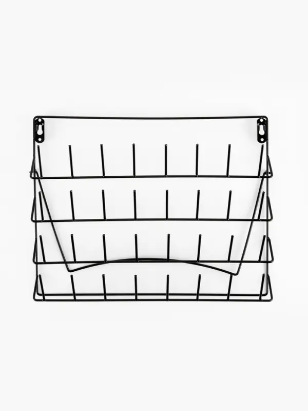 Органайзер-стойка для ниток, настенная/настольная, с подставкой, 40&times;31 см, чёрный