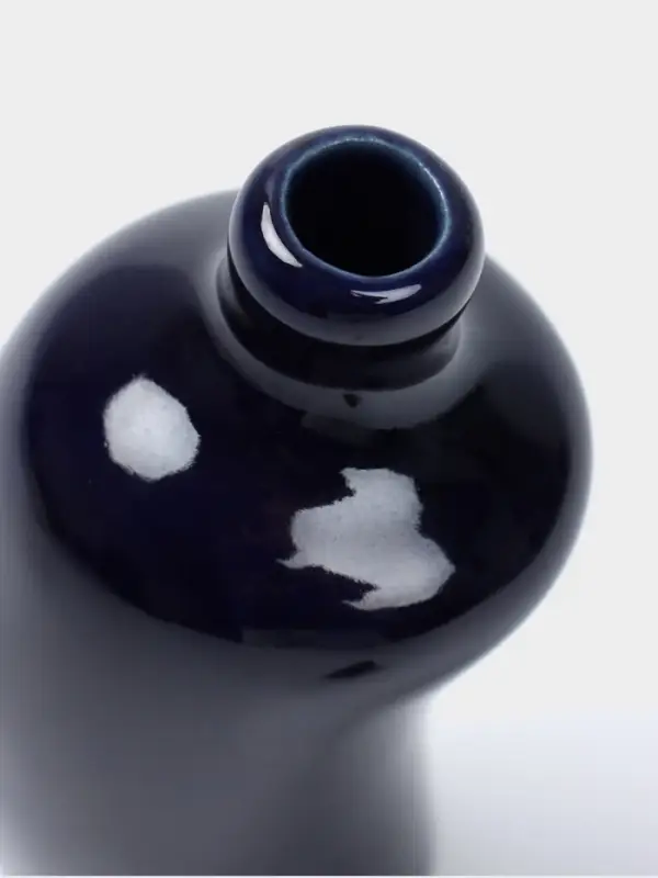 Сосуд для масла &laquo;Антика&raquo;, 5&times;5&times;12 см, керамика, синий