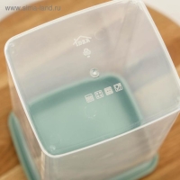 Ёмкость для сыпучих продуктов, 1,9 л, пластик, фисташковая Ёмкость для сыпучих продуктов, 1,9 л, пластик, фисташковая